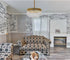Kuna Nickel/Clear Pendant Round 12 Light 80cm